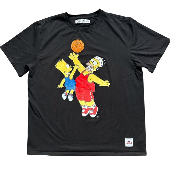 Other - The Simpsons Homer & Bart Basketball Reach for the Clouds Shirt Size‎ 2XL